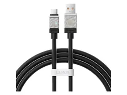 Кабель USB Type-C BASEUS CoolPlay Series USB Type-C to Type-A 1m Black 100W (CAKW000601)
