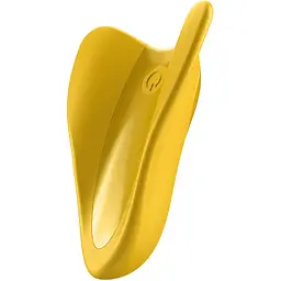Вібратор на палець Satisfyer High Fly Yellow - мініатюра 3