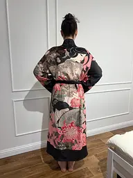 Кімоно жіноче з плюшевого велюру Sakura 29477 L - мініатюра 5