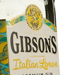 Джин Gibson's Lemon 37.5% 0.7 л - мініатюра 3