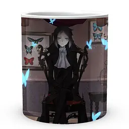 Кухоль GeekLand Bungou Stray Dogs Проза Бродячих Псів Акутагава BSD 26 330 мл білий - мініатюра 2