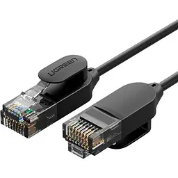 Патч-корд Ugreen NW122 CAT 6A Pure Copper Ethernet Cable OD2.8 3m Black (70653) [100063]