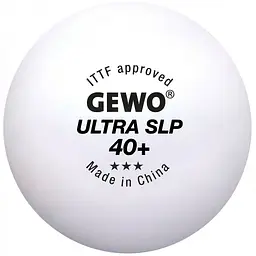 М'ячі для настільного тенісу Gewo Ultra SLP 40+ ITTF 6 шт. (81351200)