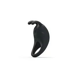 Ерекційне кільце Pretty Love Rabbit Vibrator 7.5 см чорний - мініатюра 3