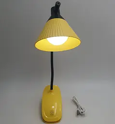 LED-лампа 4 W сенсорна світлодіодна гнучка 28 см настільна на прищіпці акумуляторна WinBoss YD03 жовта - мініатюра 6