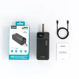 Портативна батарея Choetech Power bank B734 40000mAh 65W Black - мініатюра 2