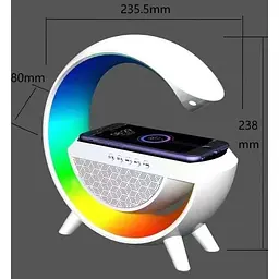 Світильник з бездротовою зарядкою для телефону BT-2301 Bluetooth RGB - мініатюра 8