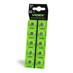 Батарейка годинникова Videx AG 7/LR926 BLISTER CARD 10 шт VIDEX (23423-000)