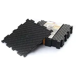 Покриття для підлоги MultyHome Alpha Tile 30х30 см 10 шт. чорне (55017) - мініатюра 2