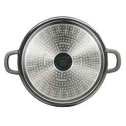 Каструля з кришкою Bergner Excalibur сіра 24 см 4,4 л (BG-36101-GY) - мініатюра 2