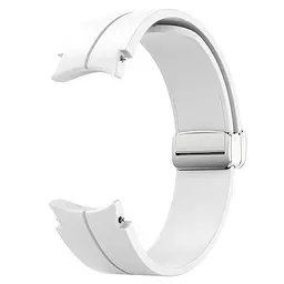 Ремінець для Samsung Galaxy Watch 5 40mm - білий ширина кріплення 20мм силікон Watchbands Cls (W15-5WB66359445) - мініатюра 2