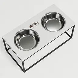 Hollky Base XL20 — миски на підставці для великих собак (2 × 1,8 л) - мініатюра 9