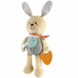 М'яка іграшка з прорізувачем Chicco Зайченя DouDou для обіймів, 30х12х10 см (11467.00) - мініатюра 2