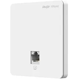 Настінна дводіапазонна точка доступу Ruijie Reyee RG-RAP1200(F),1 Ethernet 100 Мбіт/с + 1 PoE 100 Мбіт/с, 86х86х29.3 мм