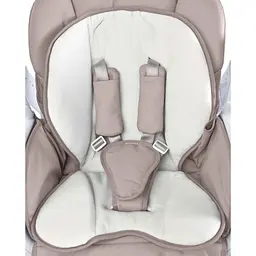 Крісло-гойдалка + стільчик для годування Caretero Indigo Beige - мініатюра 6