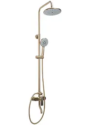 Душова система Rea Verso Brushed Gold з виливом REA-P9146, Золотий - мініатюра 7