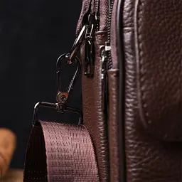 Шкіряна чоловіча сумка Vintage 19х25х6,5 см sum0023577 - мініатюра 9