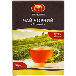Чай чорний Золотий Слон Міцний 80 г