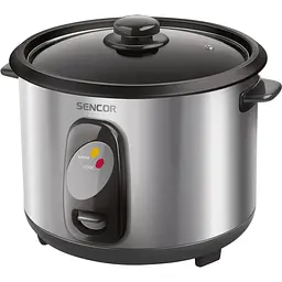 Рисоварка Sencor 500Вт 1.5л нержавіюча сталь сірий