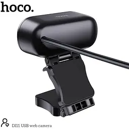 Веб-камера Hoco DI11 USB Camera with Audio Focus 2K - HD 4Mpx кабель 1.5 метра - мініатюра 5