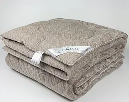 Ковдра зимова вовняна Iglen Фланель двоспальна 172х205 - мініатюра 1