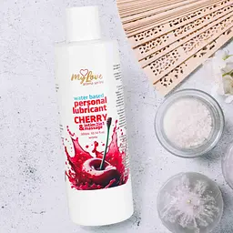 Лубрикант MyLove Aroma Series IntimMassage 2in1 Cherry, 300 мл - мініатюра 4