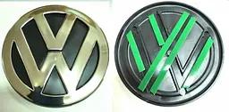 Емблема для Volkswagen 80 мм Polo Clasik Golf III Passat пластикова клямка