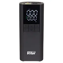 Портативний компресор акумуляторний Vitol 3в1 7.4V 29.6wh 8000mAh РК-дисплеєм (K-35) - мініатюра 2
