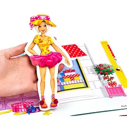 Магнітна гра Одягалка "Блондинка" Vladi Toys VT3204-30 Укр - мініатюра 4