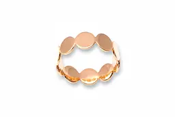 Каблучка з жовтого золота К-0501 18.5 - мініатюра 3