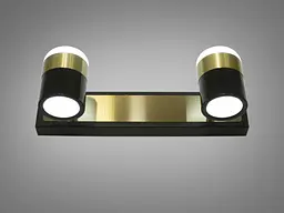 Підсвічування для дзеркал Diasha 5970/2, 8W, латунь, LED, 2 лампи, IP20, 30 см, сучасний стиль