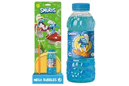 Бульбашки мильні 200637 "Mega Bubbles з тарілкою Смурфики" об'єм 450 мл DoDo - мініатюра 3