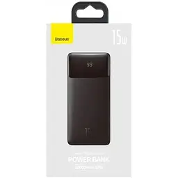 Батарея зовнішня Baseus Bipow Digital Display Power bank 10000mAh (PPDML-I01) чорний - мініатюра 3