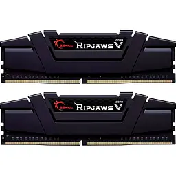 Модуль пам'яті DDR4 G.Skill Ripjaws V 2x32GB 3200 MHz Classic Black (F4-3200C16D-64GVK) [102448]