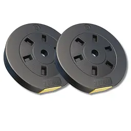 Сет композитних дисків Besport PowerPro 20 (2х10кг) для гантелей та штанг