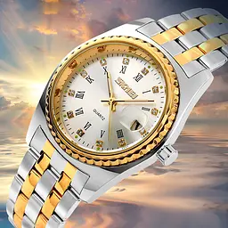 Наручний годинник чоловічий 9098SI-B Silver Men Skmei acs0029896 - мініатюра 4