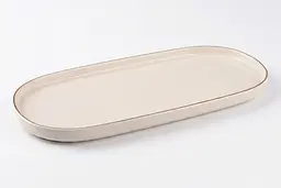 Тарілка-блюдо овальна порцелянова Limited Edition Aria Gold 30 см (TRSC-GM2522-Y12OP) - мініатюра 2