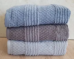 Набір турецьких махрових рушників Cestepe MicroCotton Premium 3 штуки 50x90 Nesha щільність 600 г/м2 - мініатюра 3