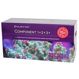Мікро і макроелементи для морського акваріуму Aquaforest Component 1+, 2+, 3+, 3x5 л (732475) - мініатюра 5