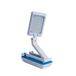 Настільна лампа AostWell BL-1018L, акумуляторна, біло-синя, 20 LED, 2 Вт - мініатюра 7