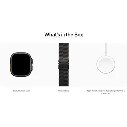 Смарт-годинник Apple Watch Ultra 2 49mm Black Titanium Case with Black Titanium Milanese Loop Small (MX4W3) [114877] - мініатюра 4