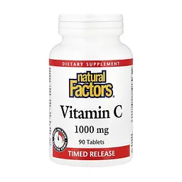Вітамін C Natural Factors 1000 мг для імунітету та судин (Vitamin C) - 90 таблеток