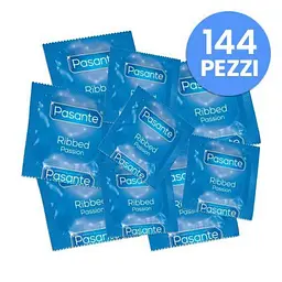 Презервативи Pasante Ribbed Passion, 144 шт