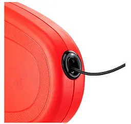 Повідець-рулетка для собак Ferplast Flippy One Cord до 20 кг червоний шнур 5 метрів 75093022 - мініатюра 5