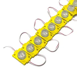 Світлодіодний модуль 12V SMD3030 1,5W 46x32 мм 120lm IP67 Жовте світло 1 шт