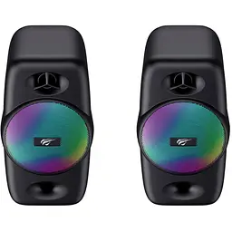 Колонки ігрові Havit HV-SK213 USB RGB Stereo black (HV-SK213) - мініатюра 2