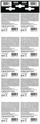 Батарейка Duracell LR03 MN2400 уп.1х2 шт. відривна (плакат 2х10) (6768608) - мініатюра 3