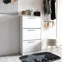 Тумба для взуття Moreli S-21 Ш590/В120 см/Г280 Білий - мініатюра 1