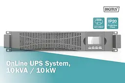 Джерело безперебійного живлення Assmann UPS ONLINE 10KVA/ 10KW DN-170107 Black - мініатюра 2