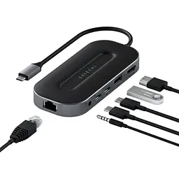 Адаптер Satechi USB4 Multiport Adapter with with 2.5G Ethernet Space Gray (ST-U4MGEM) - мініатюра 3